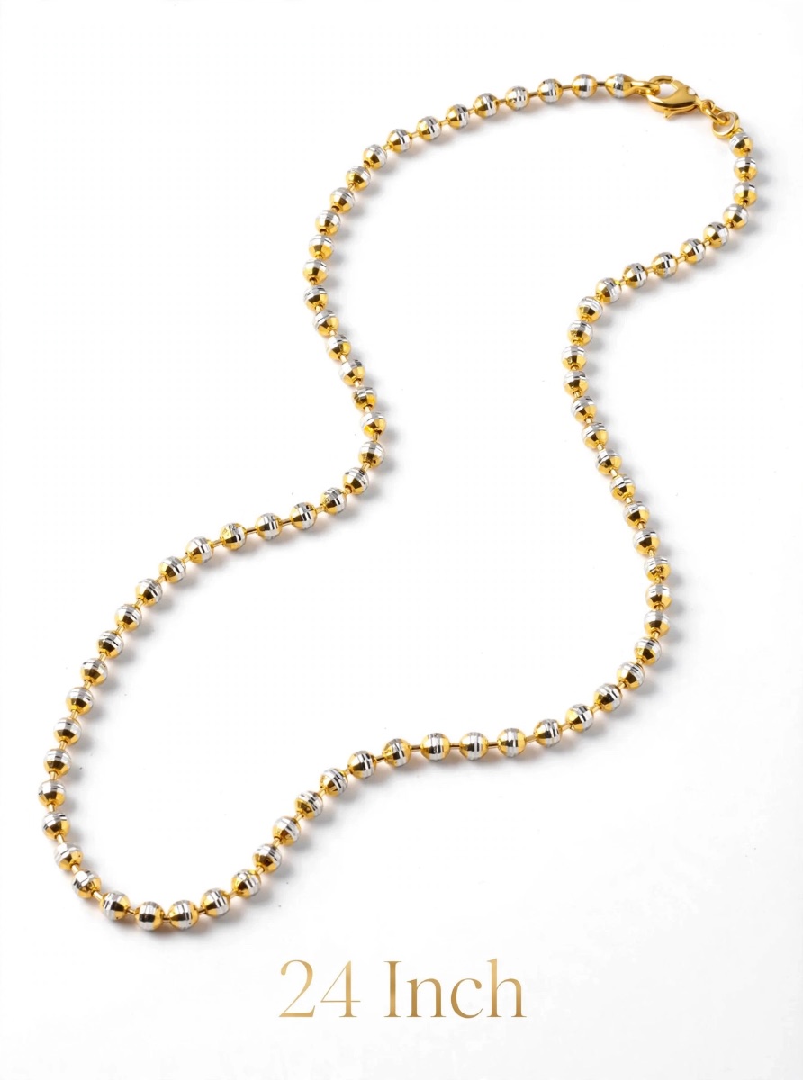 Dual Tone Gold & Silver Chain – view 3