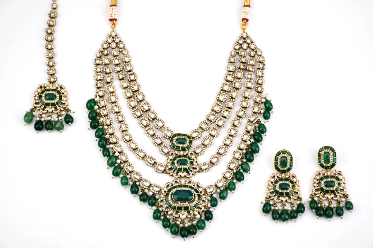 Panna Polki Royal Bridal Set