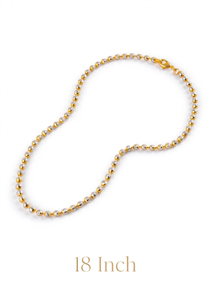 Dual Tone Gold & Silver Chain – view 2